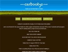 Tablet Screenshot of carbootys.co.uk